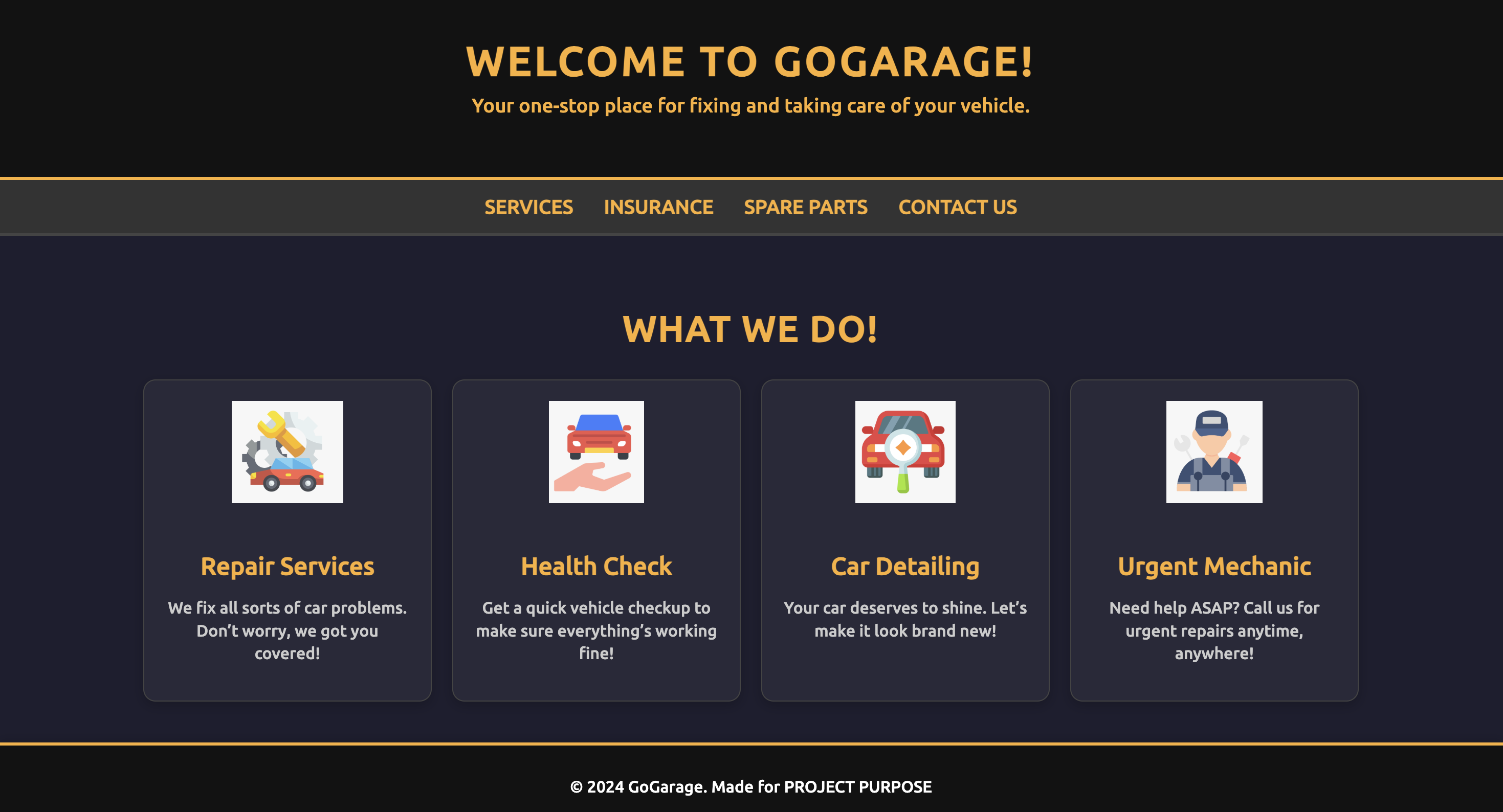 GoGarage Project